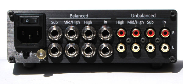 K231 Stereo 3-Way Active Crossover – SublimeAcoustic